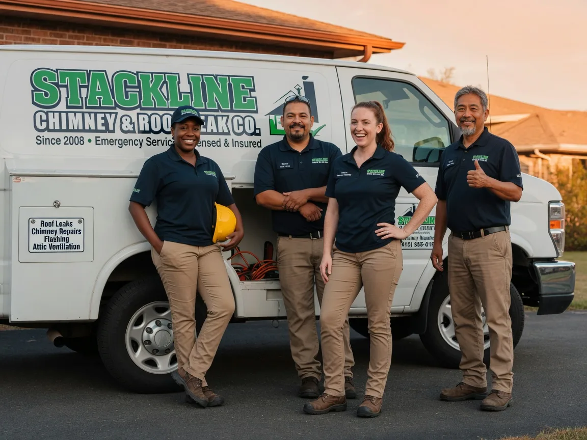 Chimney flashing repair company in Mylo, ND